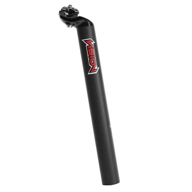 Poste de asiento para bici carbon negro 31.6x300mm negro M
