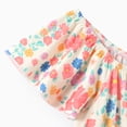 thumbnail image 4 of PatPat Girls Dress Square Neck Flutter Sleeve Dress All Over Floral Print Casual Kids Summer Dress 5-12Y, 4 of 8