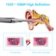 thumbnail image 2 of Otoscopio Otoscopio digital con 6 luces LED 32G TFcard 3.9 mmm 1080P Cámara de alcance de oído de alta definición Pantalla IPS de 4.3in Herramienta de eliminación de cerumen y espéculos para adultos Irfora Otoscopio, 2 of 7