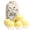 Yellow, variant on 100% Organic Premium New Zealand Wool Dryer Balls Laundry Reusable Fabric Softener, Cute Dryer Sheets Alternative, Anti Static XL Size 6 Pack, Grey Owl