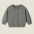 thumbnail image 2 of fatyb Toddler Baby Cardigan Sweater Newborn Button down Casual Cardigans Infant Casual Knitted Clothes, 2 of 6