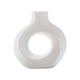 thumbnail image 2 of Florero de cerámica Decoración moderna para el hogar, Floreros redondos mate Estilo nórdico minimalista para boda Cena Mesa Fiesta Sala de estar Blanco BLESIY Jarrón de ceramica, 2 of 8