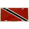 thumbnail image 1 of LP - 497 Trinidad and Tobago Flag License Plate - 2411, 1 of 1