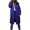 Blue, variant on Vedolay Women's Winter Warm Coats Open Front Casual Solid Color Knit Coat with Pockets 2023 A,2XL