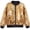 Gold, variant on OGLCCG Girls Sequin Jacket Sparkly Glitter Bomber Jacket Kids Fashion Zipper Bright Colors Coat Long Sleeve Jackets,Size 10,Black