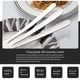 thumbnail image 5 of Advancent Tenedor 2 en 1, cucharas para ensalada, cuchara para Pastas, utensilios de cocina multifuncionales, tenedores portátiles para frutas, Mostrada Plata L, 5 of 6