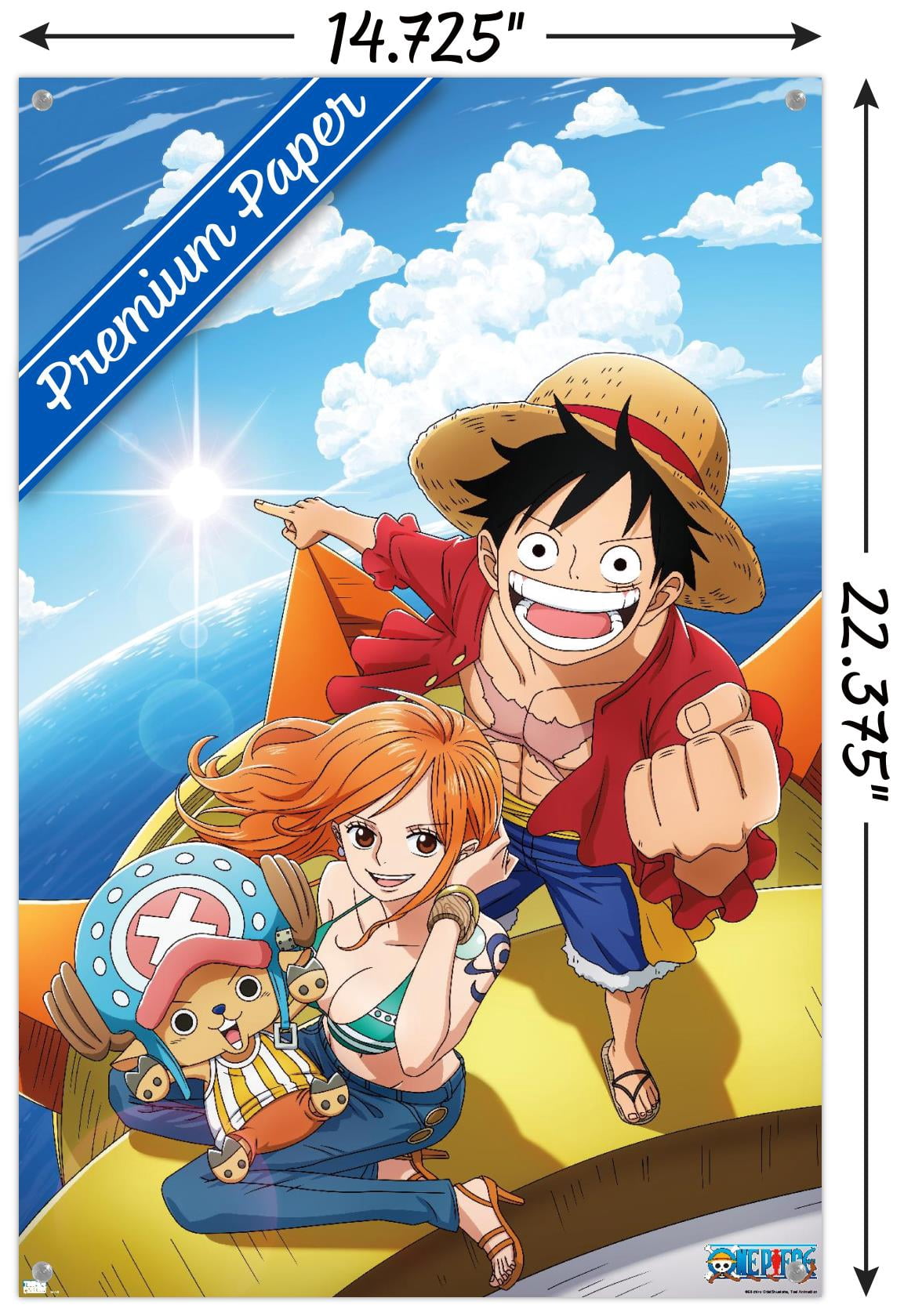 ONE PIECE　B2ポスター　ルフィ　ナミ　ウソップ❖ 51536f2a-8a2f-4fc6-9fb5-