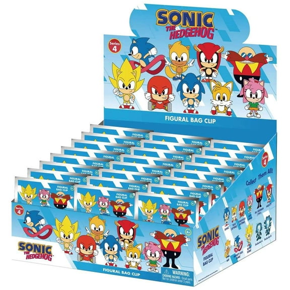 3D Figural Keyring Sonic the Hedgehog Series 4 Mystery Box (24 Packs)