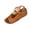Brown, variant on HAOTAGS Sandals Women,Adjustable Buckle Wedge Heel Breathable Casual Stylish Sandals White 6