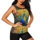 thumbnail image 2 of Fotbe Peacocks Blusas Sin Mangas para Mujer – Estilo Casual, Corte Suelto, Slim-Fit, Cuello Redondo Deportivo, Tops de Verano para Gimnasio y Yoga-Medium, 2 of 7