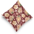 thumbnail image 5 of GZHJMY Christmas Gingerbread House Throw Pillow Cover 20 x 20 Inch, Soft Square Cushion Case for Home Couch Sofa Bedroom Car Farmhouse Decor Home Decor, 5 of 7