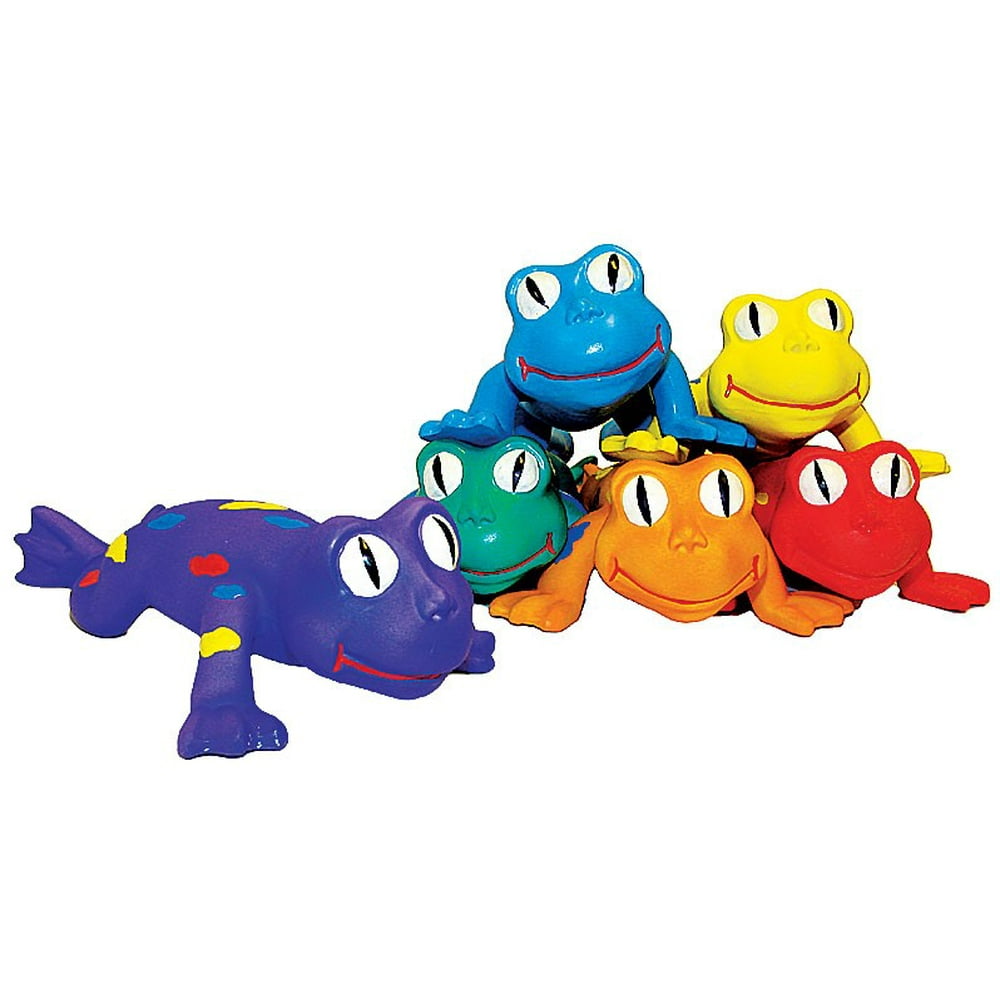 Rubber Frogs 6Color Set