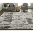 thumbnail image 2 of 8' X 10' Ivory Brown And Gray Abstract Power Loom Stain Resistant Area Rug, 2 of 9
