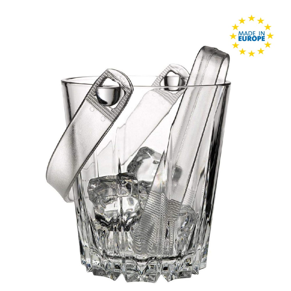 Pasabahce Timeless Ice Bucket with Tongs – Modern Quests
