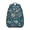 Blue-green-13, variant on Funny Cat Illustration Student School Backpack with Paw Print Adorable Cartoon Artistic Watercolor Design Book Bag