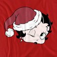 thumbnail image 2 of Betty Boop A Christmas Wink Unisex Adult Canvas Brand T Shirt, Red, Medium, 2 of 3
