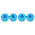 thumbnail image 3 of Adaptador de cubo hexagonal de rueda de aleación de aluminio de 5 mm a 12 mm para camión WPL 1634 RC (azul), 3 of 8
