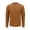 Copper Heather, variant on The American Outdoorsman Long-Sleeve Waffle Henley Shirts For Men (Medium, Rust Heather)