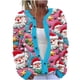 thumbnail image 2 of Cárdigan informal de punto con estampado navideño para mujer, chaqueta con botones y abrigo para mujer, 2 of 5