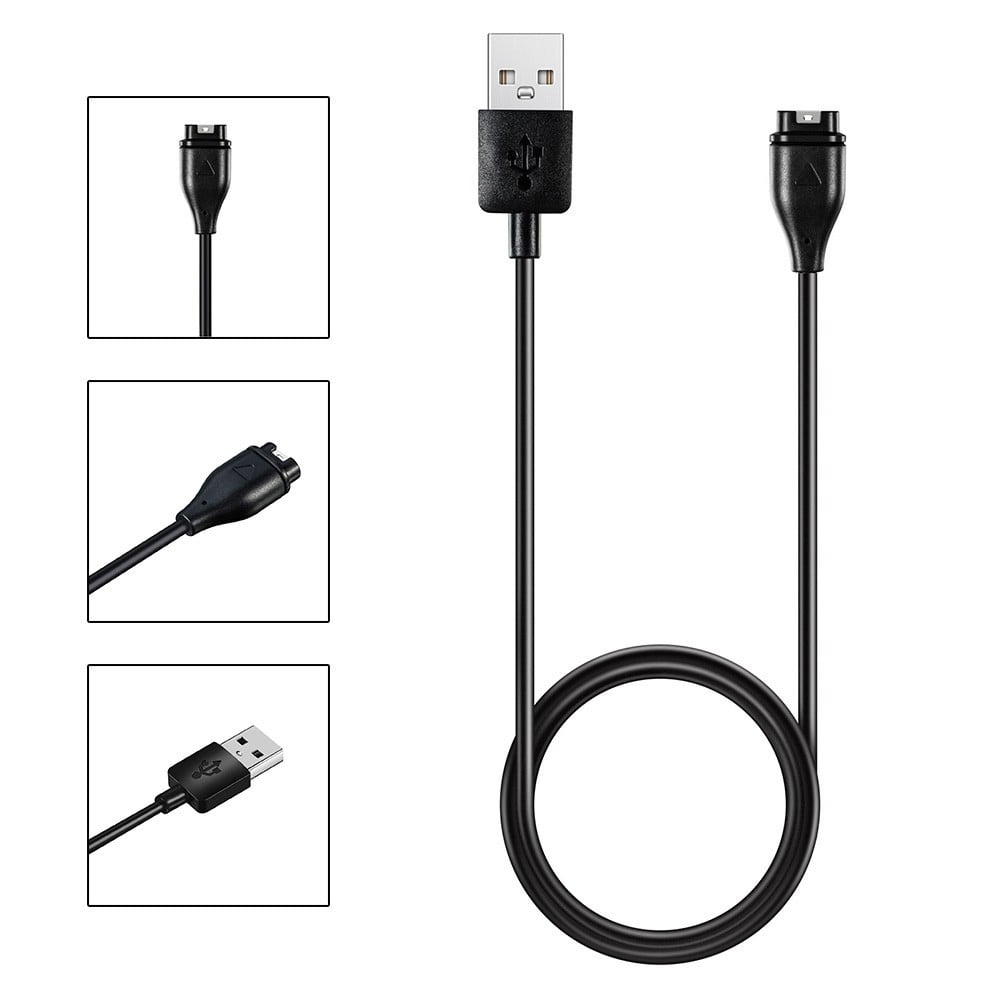 VivoMove 3 3S Active 4S 4 USB Sync Power Cable Charger Lead for GARMIN Fenix 5 