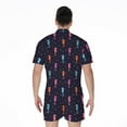 thumbnail image 2 of Colorful Seahorse Pattern Short Sleeve Men'S Rompers, Sea Ocean Casual Summer Jumpsuits Outfit, 2 of 4