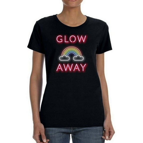 Glow Away Women T-Shirt, Female 3X-Large