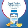 thumbnail image 3 of Centrum MultiGummies Multi+ Dual Action Mental Focus Adult Multivitamin with Caffeine from Green Tea, Supports Mental Focus, Attention and Alertness, Lemon/Orange Flavors - 90 Count (2pack), 3 of 6