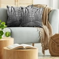 thumbnail image 5 of Ambesonne Black and White Throw Pillow Cover 2 Pack, Modern Bridge, 18", Black White Grey, 5 of 7