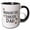 Black/White, variant on 3drose, Manchester Terrier Dog Dad - Doggie by Breed - Muddy Brown Paw Prints - Doggy Lover Pet Owner Love, 11oz Mug