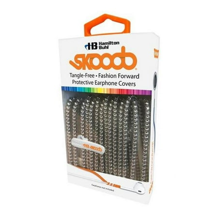 UPC: 0681181626304 | Skooob Tangle Free Earbud Covers – Rich Silver