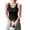 Black, variant on Womens Summer Spring Spaghetti Tees Shirts Strap Camisole Halter Tops Sleeveless Tank S-3XL