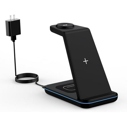 3-in-1 Wireless Charging Station Dock for Apple Watch & iPhone