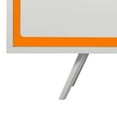 thumbnail image 4 of Benjara Hle 59 Inch Sideboard Buffet, 3 Drawers, 1 Cabinet, White, Orange Lacquer, 4 of 5