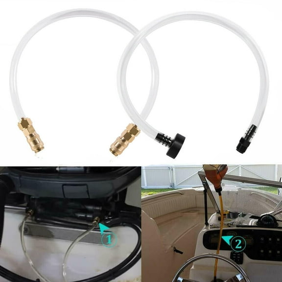 Bleed Kit Filler Kit for Seastar Hydraulic Steering Systems Bridge Tube w/ Hose