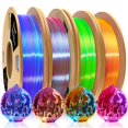 thumbnail image 1 of Filamento para impresora 3D LOVOON PLA 1.75 mm Tricolor 200 g x 4, 1 of 9