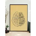 thumbnail image 3 of Decoración de pared con dibujos animados de cafetería popular sobre salud mental, pegatina de pared de Harajuku, decoración del hogar, pintura para dormitorio, pintura en lienzo, 3 of 5
