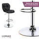 thumbnail image 5 of Set 2 Silla Taburete Stewart En Eco Cuero altura regulable negro, 5 of 7