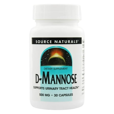 Source Naturals - D Mannose 500 mg. - 30 Capsules