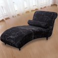 thumbnail image 3 of Cover for Living Room Chaise Slipcover Armless deck Indoor Slipcover for Bedroom Chaise ,Machine Washable - D, 3 of 9