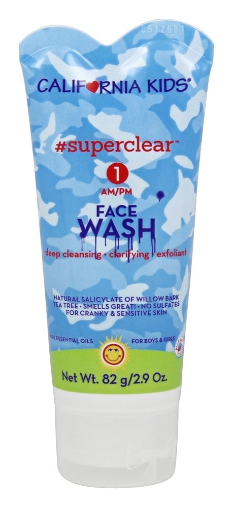 california baby face wash