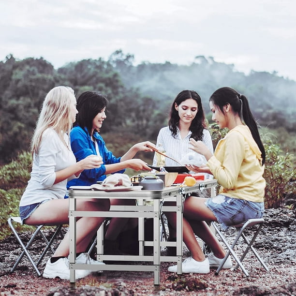 Tall on sale camping table