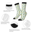thumbnail image 4 of Fotbe St. Patrick's day Calcetas Largas con Estampado para Hombre y Mujer – Calcetas de Compresión Transpirables y Elásticas, Viajar y Uso Diario Talla 5-11, 4 of 6