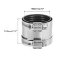 thumbnail image 2 of Uxcell Pipe Clamp, 55mm Stainless Steel Pipe Connector for and Metal Pipes, 2 of 5