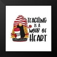 thumbnail image 2 of Reed, Tara 15x15 Black Modern Framed Museum Art Print Titled - Teacher Gnomes IV-Work of Heart, 2 of 5