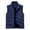 Dark blue, variant on Men's Lightweight Vest Sleeveless Outdoor Work Jacket for Travel Hiking Running Multi-Pocket Utility Vest Purple Size: S