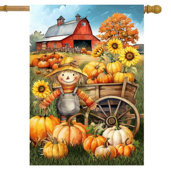 Briarwood Lane Farm Fresh Fall House Flag