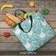 thumbnail image 5 of Easygdp Swan And Flowers4 Bolsa Tote para Mujer, Bolso de Hombro para Trabajo, Playa, Viajes, Compras y Supermercado, 5 of 7