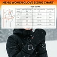 thumbnail image 2 of Heated Gloves for Men Women,158°F Heating Electric Rechargeable Winter Mittens,7.4V Leather Waterproof Touchscreen Hand Warmer for Motorcycle Work Ski Cycling(S/M/L/XL), 2 of 11