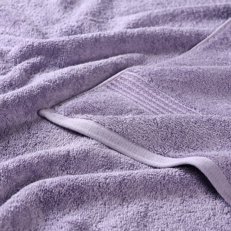 Superior Egyptian Cotton Absorbent 3-Piece Royal Purple Towel Set
