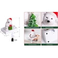 thumbnail image 3 of UNIQOOO Handmade White Polar Bear Christmas Stocking Holders, Large 3Pcs Mantel Hook Set with Base Pads, Holds 2 Lb, Cubs with Xmas Tree, Candy Cane, Birds Fireplace Stocking Hanger Décor for Garlands, 3 of 9